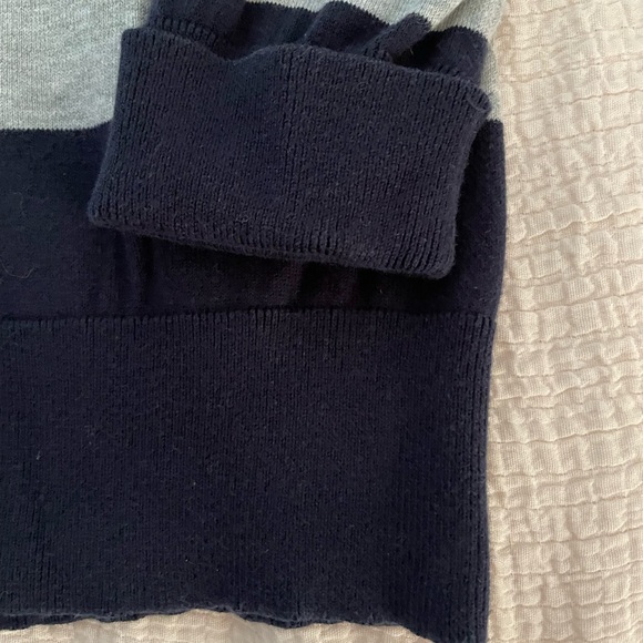 J C Penny size S cardigan - pink/gray/navy blue - Picture 2 of 4